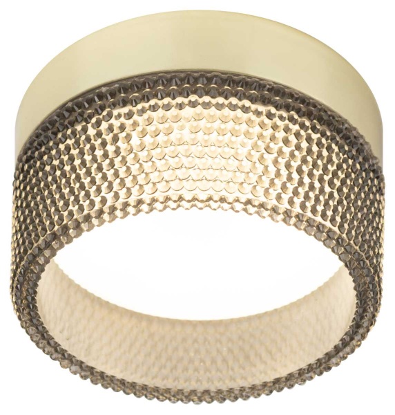 Светильник встраиваемый ЭРА DK97 GD/BK под лампу GX53 черный/золото Б0057460