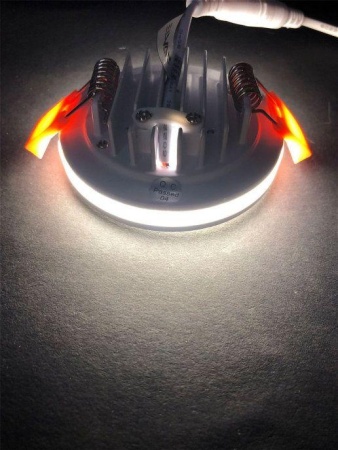 Встраиваемый светодиодный светильник Elvan VLS-109R-7W-WW-Wh