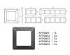 Рамка AMBRELLA VOLT AF110651