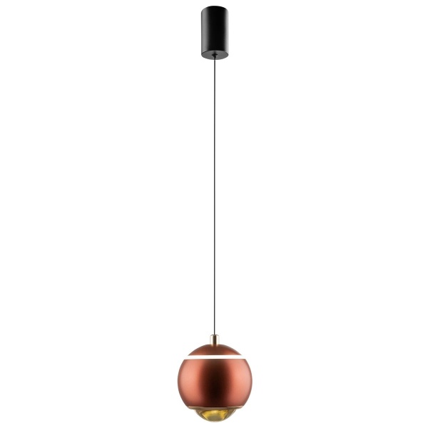 Подвесной светодиодный светильник Crystal Lux Caro SP Led Red