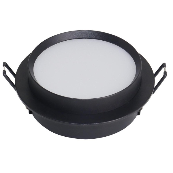 Светильник встраиваемый Feron DL507 потолочный GX53 черный круг 51349