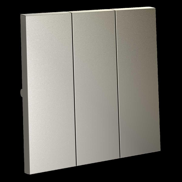 Клавиши для выключателя/переключателя трехклавишного S70 (шелк) Voltum VLS000504