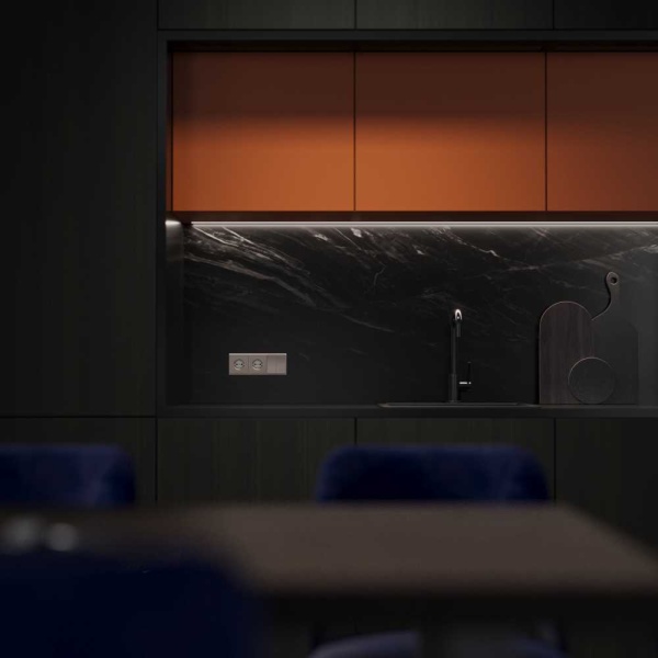 Клавиши для выключателя/переключателя двухклавишного, S70 Metal (платина) Voltum VLSM000310