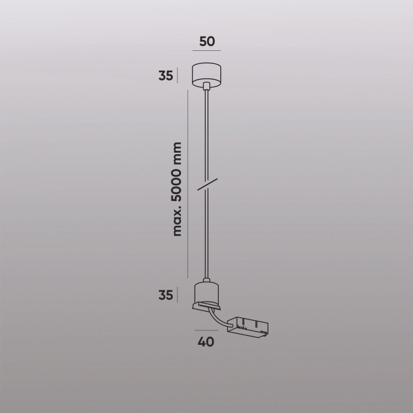 Подвод питания Denkirs Smart Base TR2124-BK