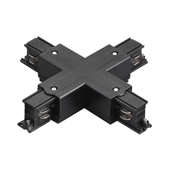 Соединение крестовое с подводом питания к треку 5040xx-(F)/(R) Quattro Lightstar 504147-FR