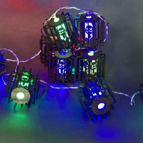 Cветодиодная гирлянда Sneha Фонарик 230V разноцветная статичный A-482