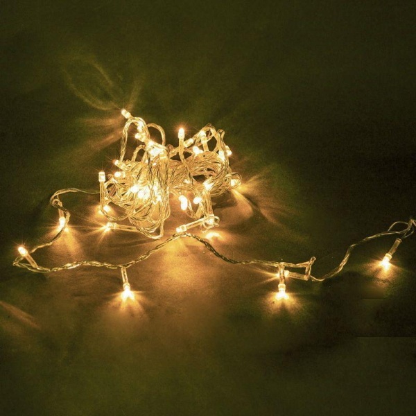 Cветодиодная гирлянда Sneha нить 230V теплый белый статичный A-019 LED WW