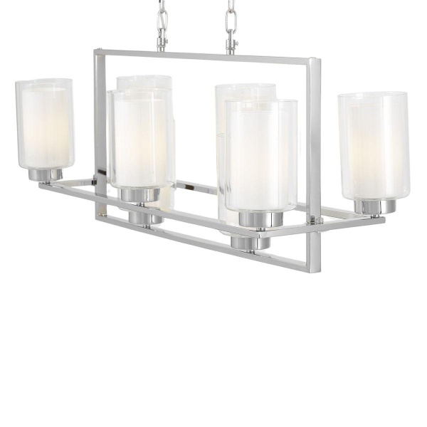 Подвесная люстра Lumina Deco Lino LDP 1239-8 CHR