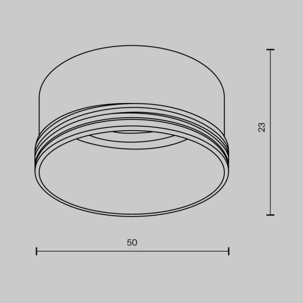 Кольцо декоративное Maytoni Technical Focus RingM-12-W Кольцо декоративное Maytoni Technical Focus RingM-12-W