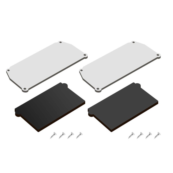 Заглушка Denkirs Flod (2 шт) DK5852-BK Заглушка Denkirs Flod (2 шт) DK5852-BK