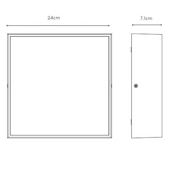 Потолочный светодиодный светильник Lucide Roxane 27816/10/29