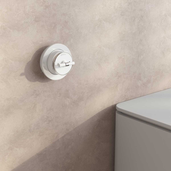 Переключатель-выключатель одноклавишный Werkel Vintage белый матовый/хром W5812050 4690389174025