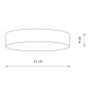 Потолочный cветильник Nowodvorski Lid Round Led Black 10408
