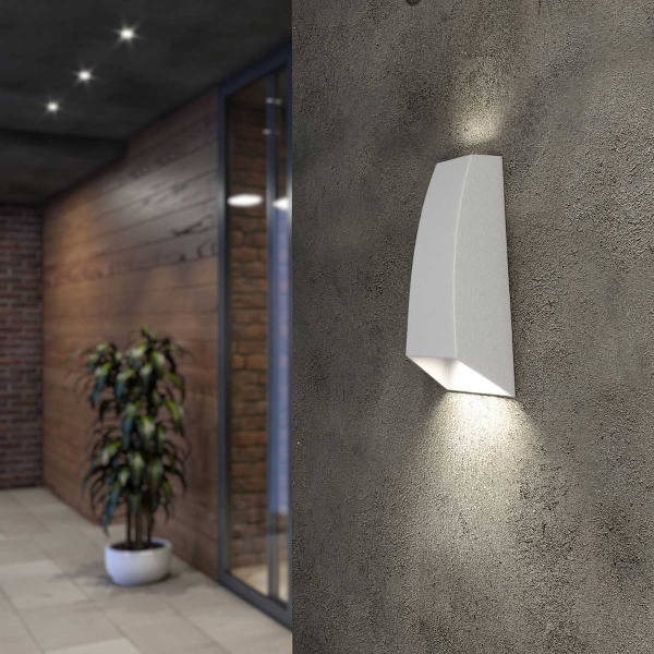 Уличный настенный светодиодный светильник Elektrostandard Forw 1016 Techno белый a057011