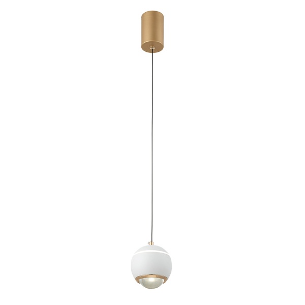 Подвесной светодиодный светильник Crystal Lux Caro SP Led White