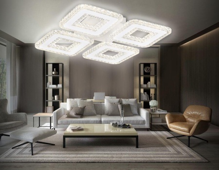 Потолочная светодиодная люстра Ambrella light Acrylica Original FA4004