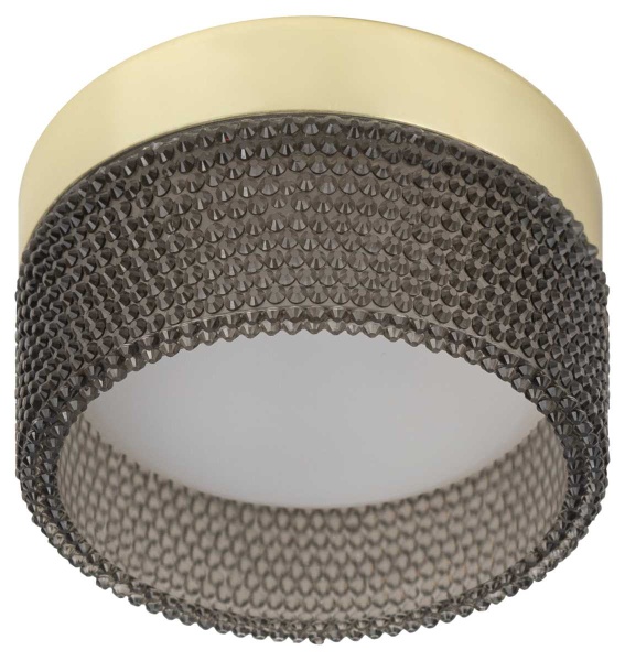 Светильник встраиваемый ЭРА DK97 GD/BK под лампу GX53 черный/золото Б0057460