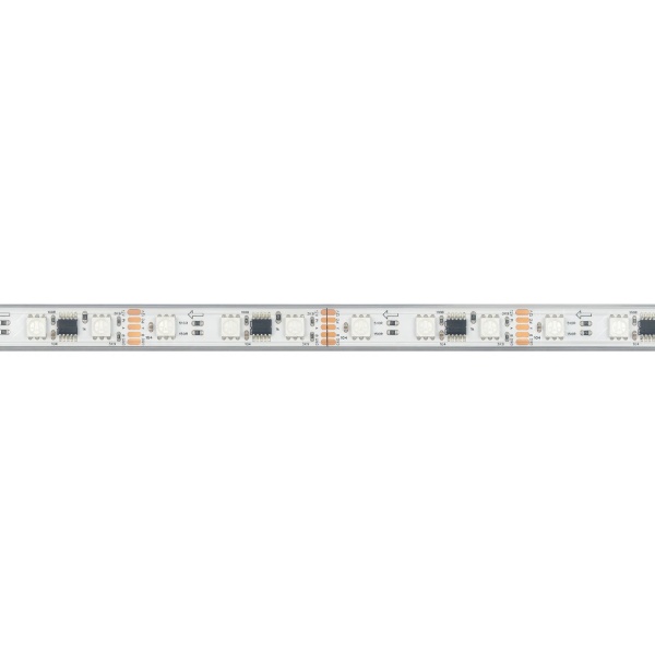 Светодиодная лента герметичная Arlight 14W/m 60LED/m 5060SMD разноцветный 5М DMX-PS-B60-12mm 12V 039605