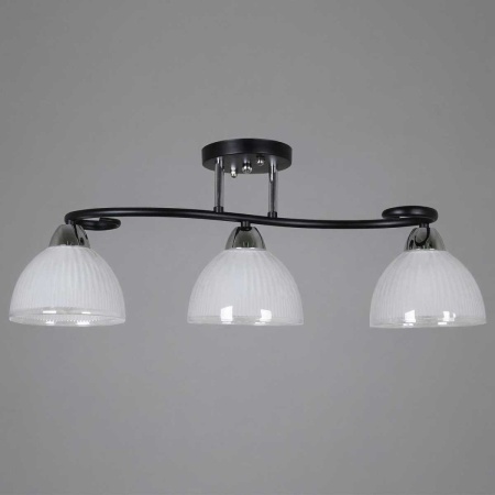 Потолочная люстра Reluce 66360-0.3-03 BK+CR