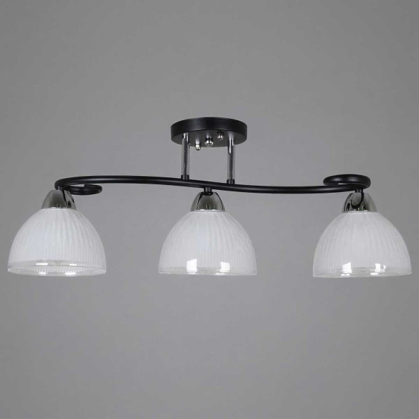 Потолочная люстра Reluce 66360-0.3-03 BK+CR