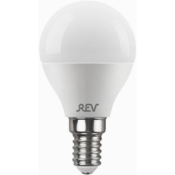 Лампа светодиодная REV G45 Е14 7W 6500K холодный белый свет шар 32503 1