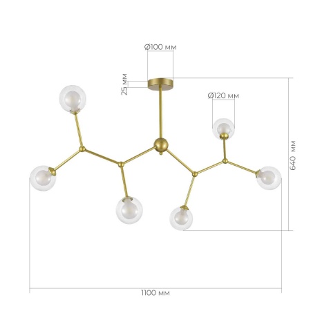 Подвесной светильник Evoluce ARCUS SLE1106-203-06