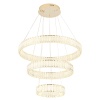 Подвесной светодиодный светильник Crystal Lux Musika SP150W Led Gold