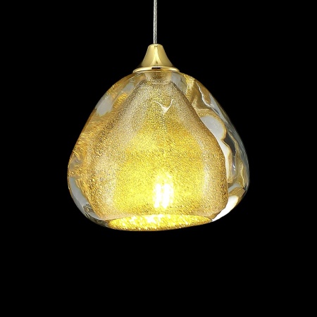 Подвесной светодиодный светильник Crystal Lux Verano SP1 Gold