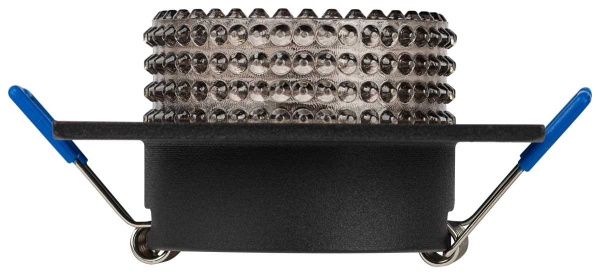 Светильник встраиваемый декоративный ЭРА DK110 BK/GR под лампу MR16 GU5.3 черный/серый Б0058424