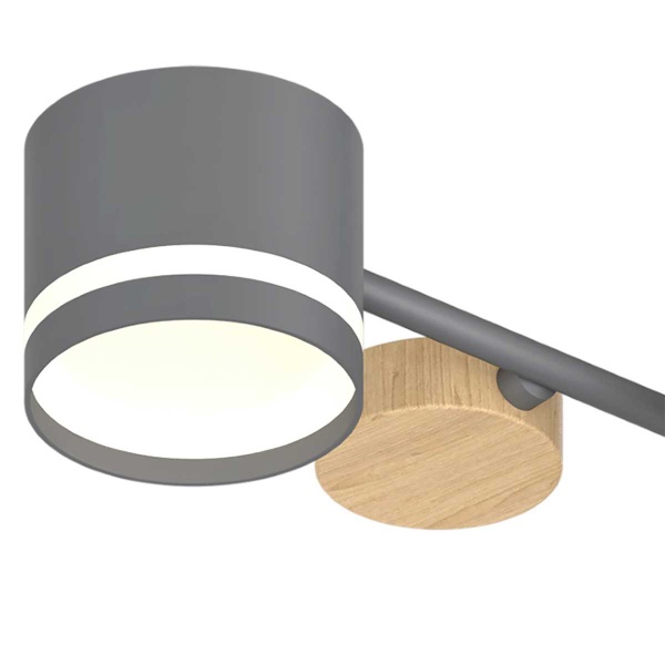 Люстра Reluce 68730-0.3-10 GX53 GREY+WOOD