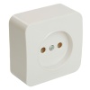 Розетка 2P Stekker София белый MST10-11-01 49301