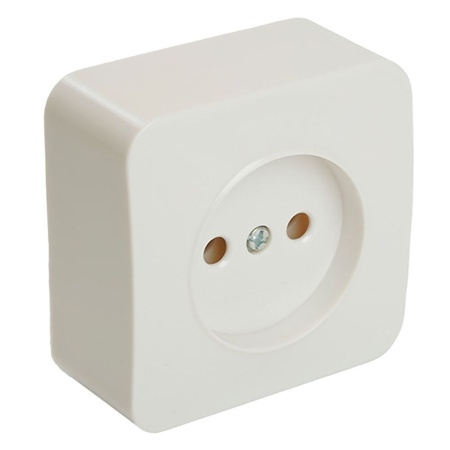 Розетка 2P Stekker София белый MST10-11-01 49301
