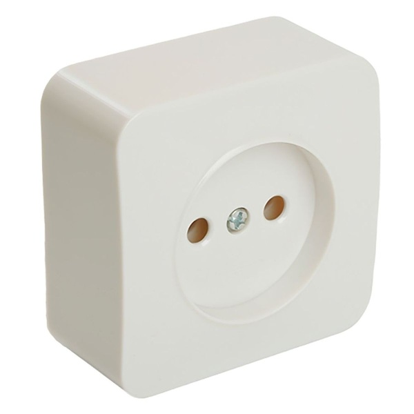 Розетка 2P Stekker София белый MST10-11-01 49301