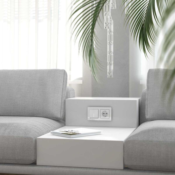 Выключатель одноклавишный с подсветкой Werkel W1110141 4690389197246