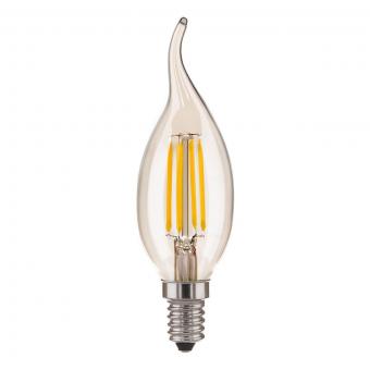 Лампа светодиодная филаментная Elektrostandard E14 9W 6500K прозрачная 4690389175312