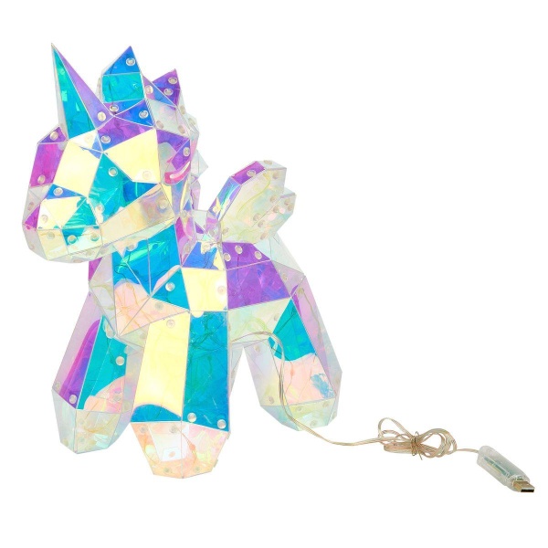Светильник декоративный Единорог с USB проводом 60 светодиодов RGB свет Uniel ULD-R503 USB/RGB UNICORN UL-00011053