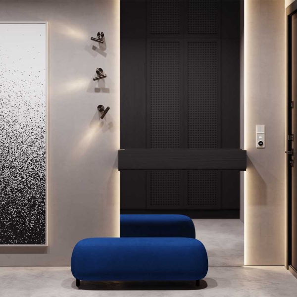 Терморегулятор электронный S70 с индикацией и датчиком, для теплого пола, (хлопок) Voltum VLS070113