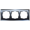 Рамка Werkel Diamant на 3 поста черный W0031208 4690389172762