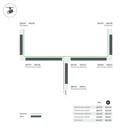 Заглушка Arlight LGD-4TR-Cap-WH 024729