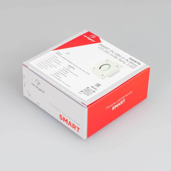 Панель управления Arlight Smart-P4-DIM-G-IN White 034774 Панель управления Arlight Smart-P4-DIM-G-IN White 034774