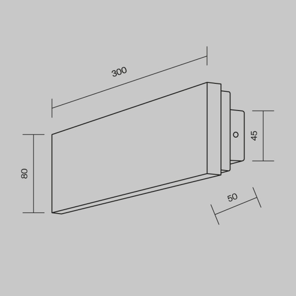 Бра Maytoni MOD461WL-L8GRK