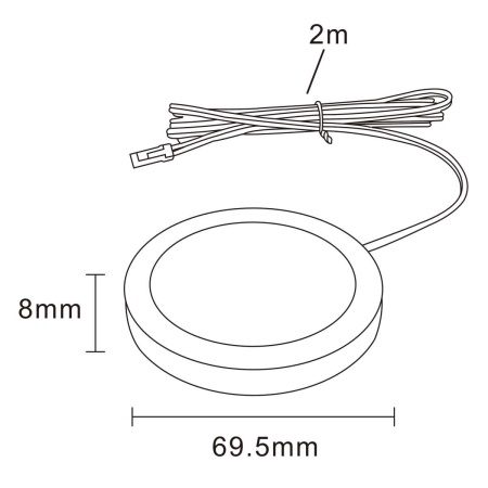 Светильник накладной мебельный 12V Mobiled Lightstar 036340