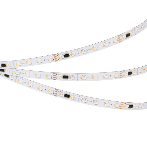 Светодиодная лента Arlight Бегущий огонь 6W/m 60Led/m 5060/2835SMD разноцветный/холодный белый 5M SPI-BA120-12mm 24V RGBW-White-PX6-BPT 040622