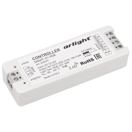 Контроллер Arlight Smart-K1-RGB 022497 Контроллер Arlight Smart-K1-RGB 022497