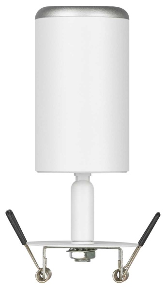 Светильник встраиваемый алюминиевый ЭРА KL106 WH/SL под лампу MR16 GU10 белый/серебро матовый Б0061634