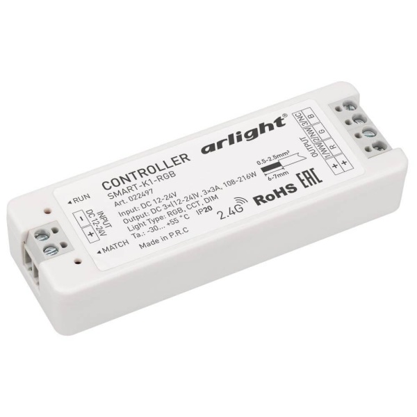 Контроллер Arlight Smart-K1-RGB 022497 Контроллер Arlight Smart-K1-RGB 022497