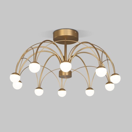 Потолочная светодиодная люстра Eurosvet Ragno 90031/10 LED золото