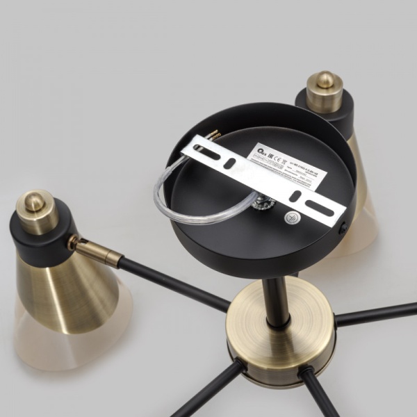 Потолочная люстра IMEX MD.51902-5-S-BK+AB