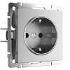 Розетка Werkel серебряный матовый W1171065 4690389195570