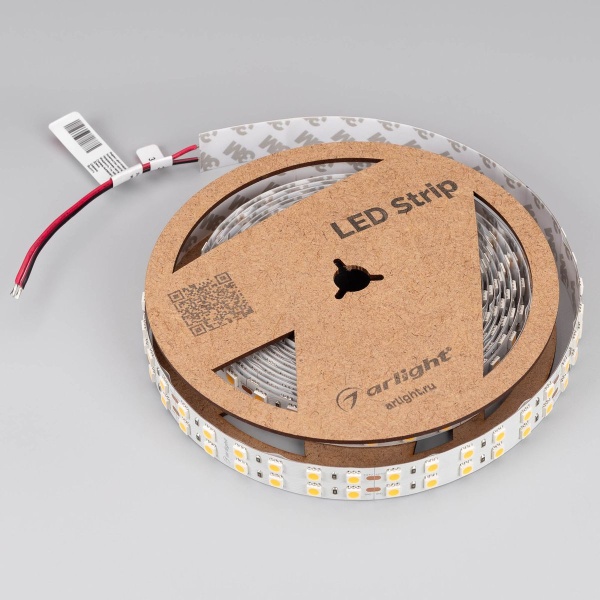 Светодиодная лента Arlight 4W/m 144Led/m 5060SMD теплый белый 5M RT-B144-19mm 24V Warm3000 025273(2)